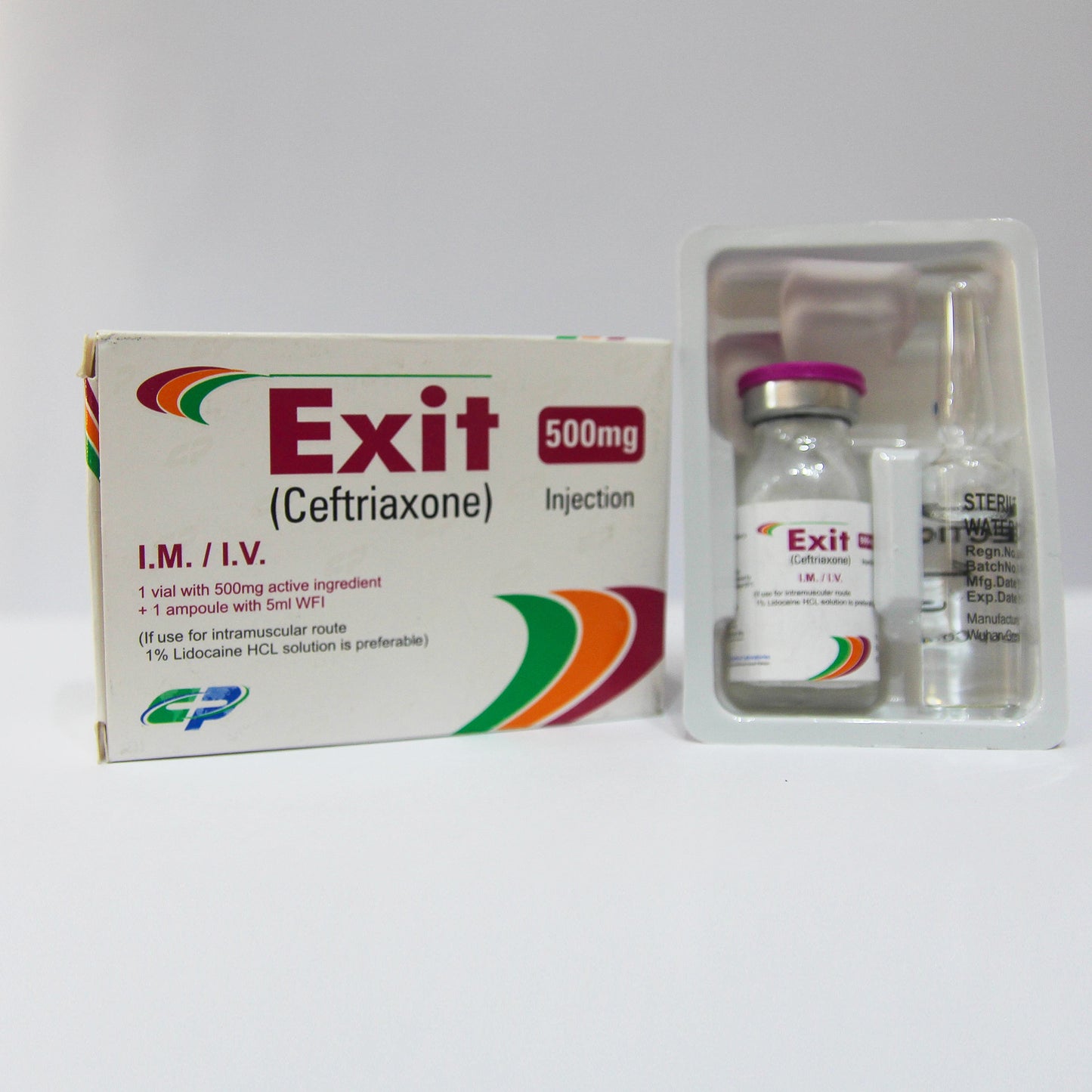 Exit 500gm (Ceftriazone) I.M / I.V