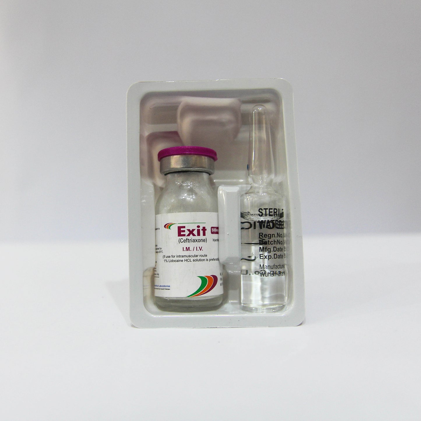 Exit 500gm (Ceftriazone) I.M / I.V