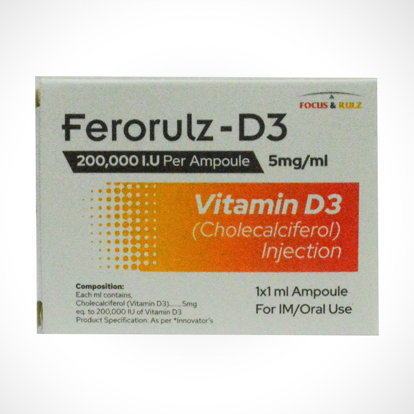 Ferorulz-D3 - 5mg/ml