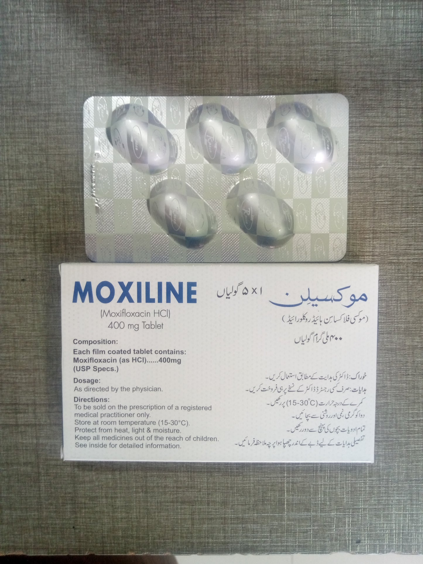 MOXILINE-400mg (Moxifloxacin HCI)