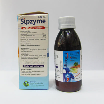 Sipzyme (Mint Flavour | Sugar Free) - 120ml