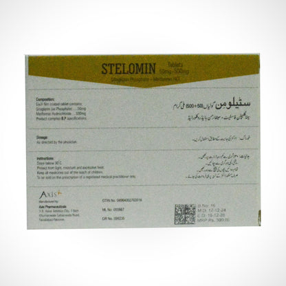 Stelomin - 50mg + 500mg