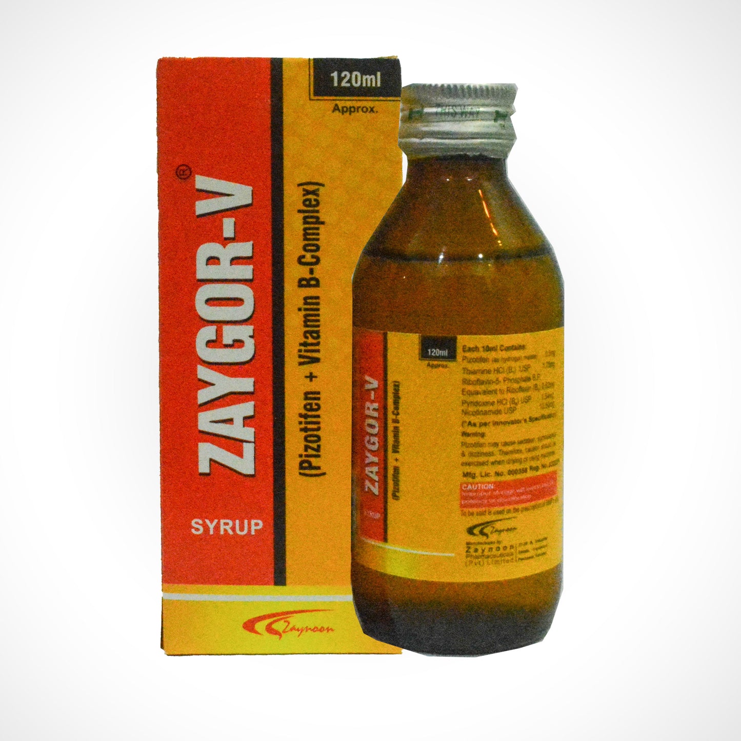Zaygor-V Syrup (120ml)