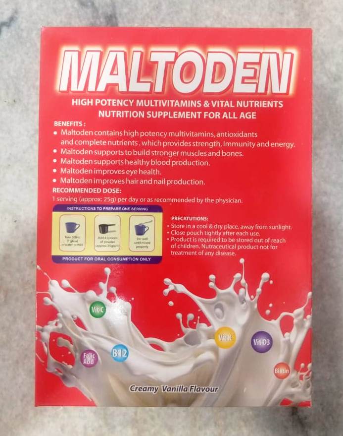 MALTODEN-POWDER-Vanila Flavour-200g