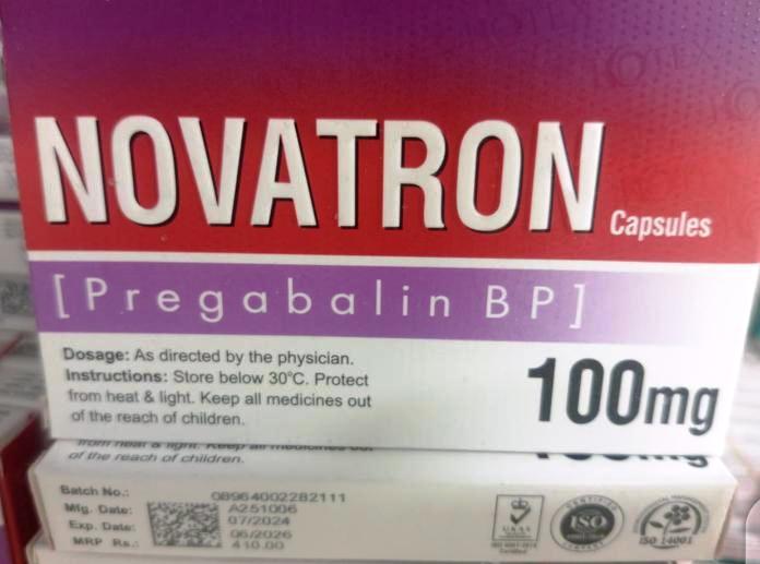NOVATRON-100mg (Pregabalin BP)