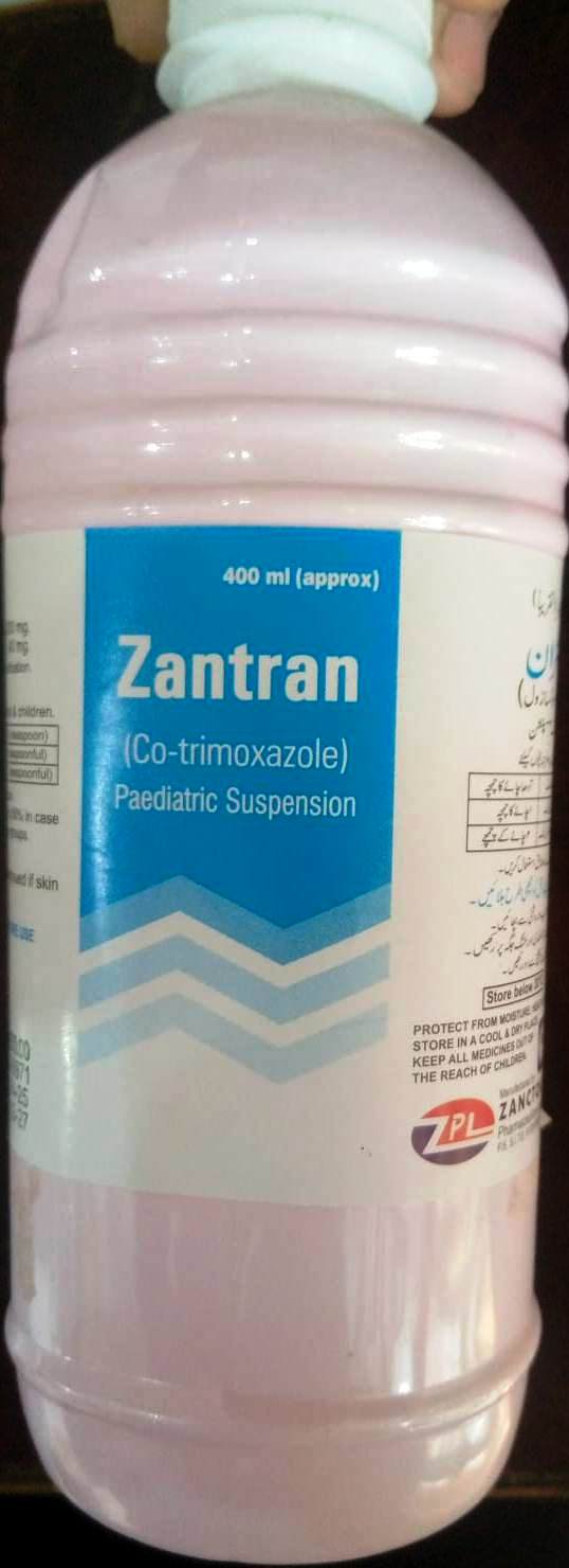 Zantran-400ml-(Co-trimoxazole) Paediatric Suspension