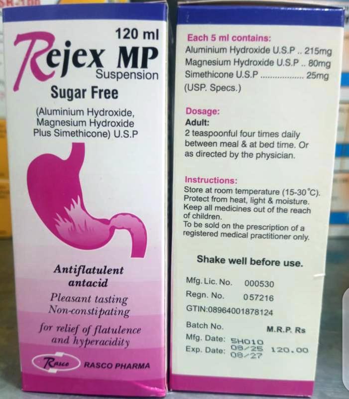 Rejex MP-120ml (Sugar Free) 1x6