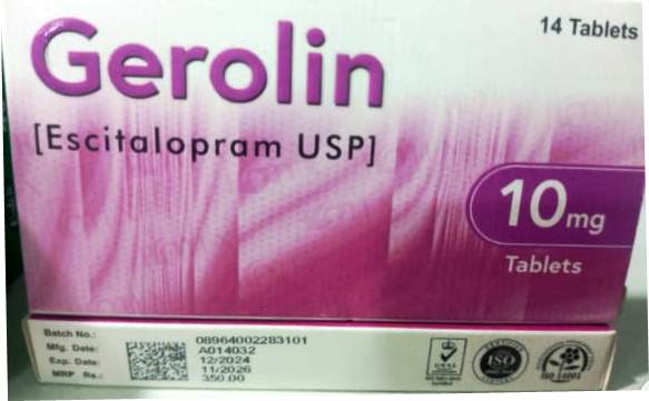 Gerolin-10mg (Escitalopram USP) 1X2