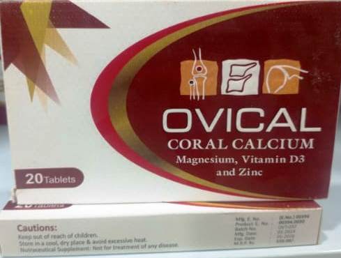 OVICAL CORAL CALCIUM (Magnesium Vitamin D3 and Zinc)