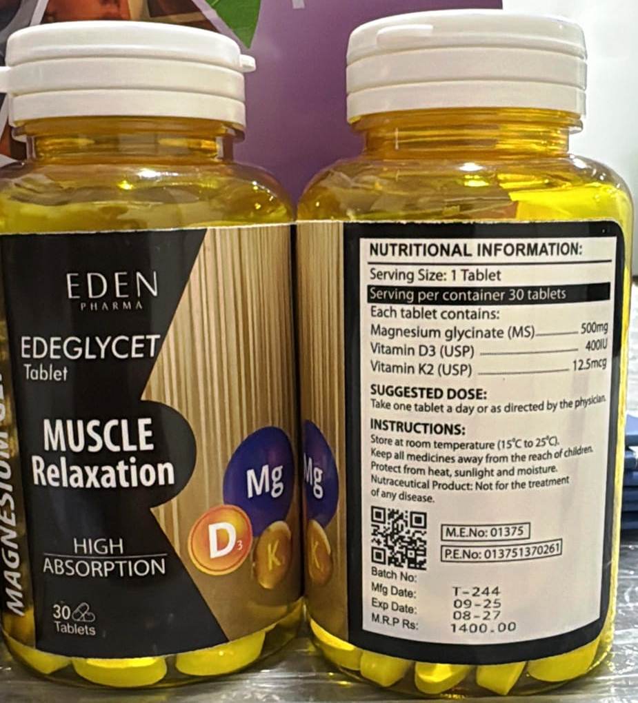 EDEGLYCET-MUSCLE RELAXATION