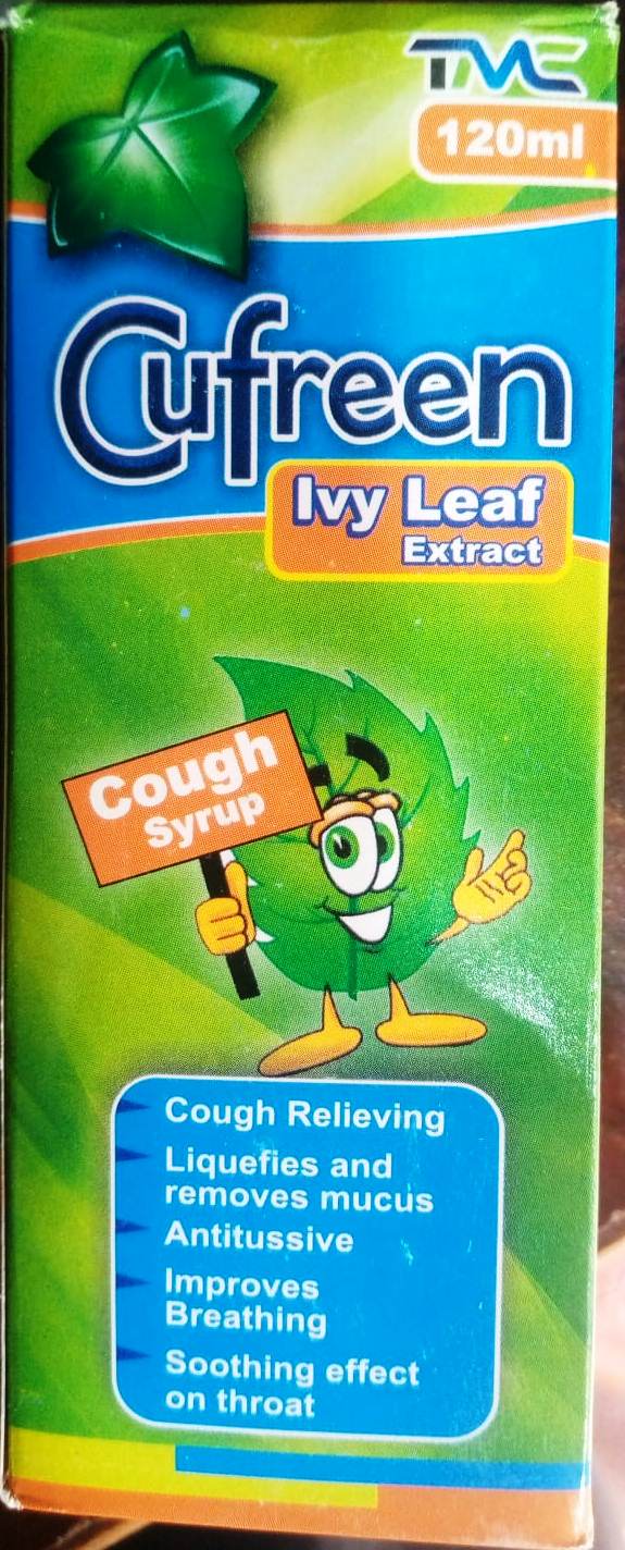 Cufreen-120ml-Ivy Leaf Extract (Cough Syrup)