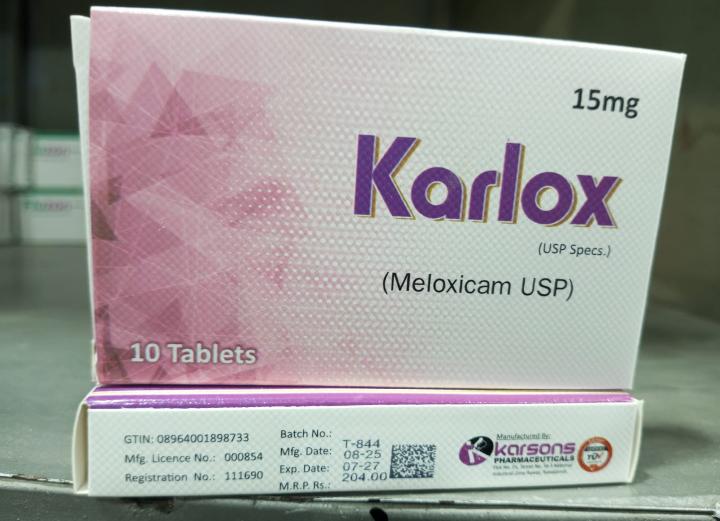 Karlox-15mg (Meloxicam USP) 1x6