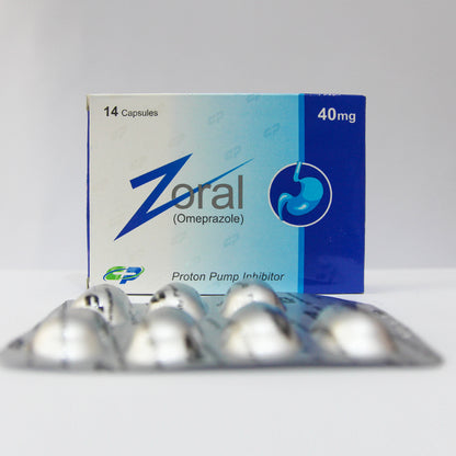 Zoral Capsules - 40mg (Omeprazole)